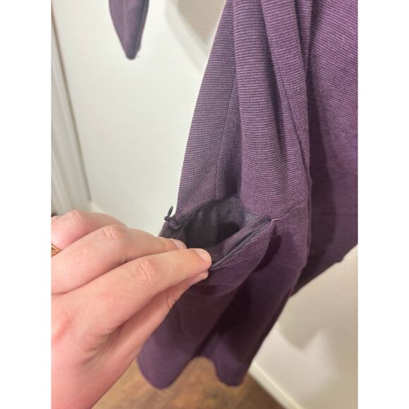 Toad&Co Dress Women's XS Purple Plum Nixi Athletic Hiking Outdoor 3/4 sleeve - Picture 6 of 7